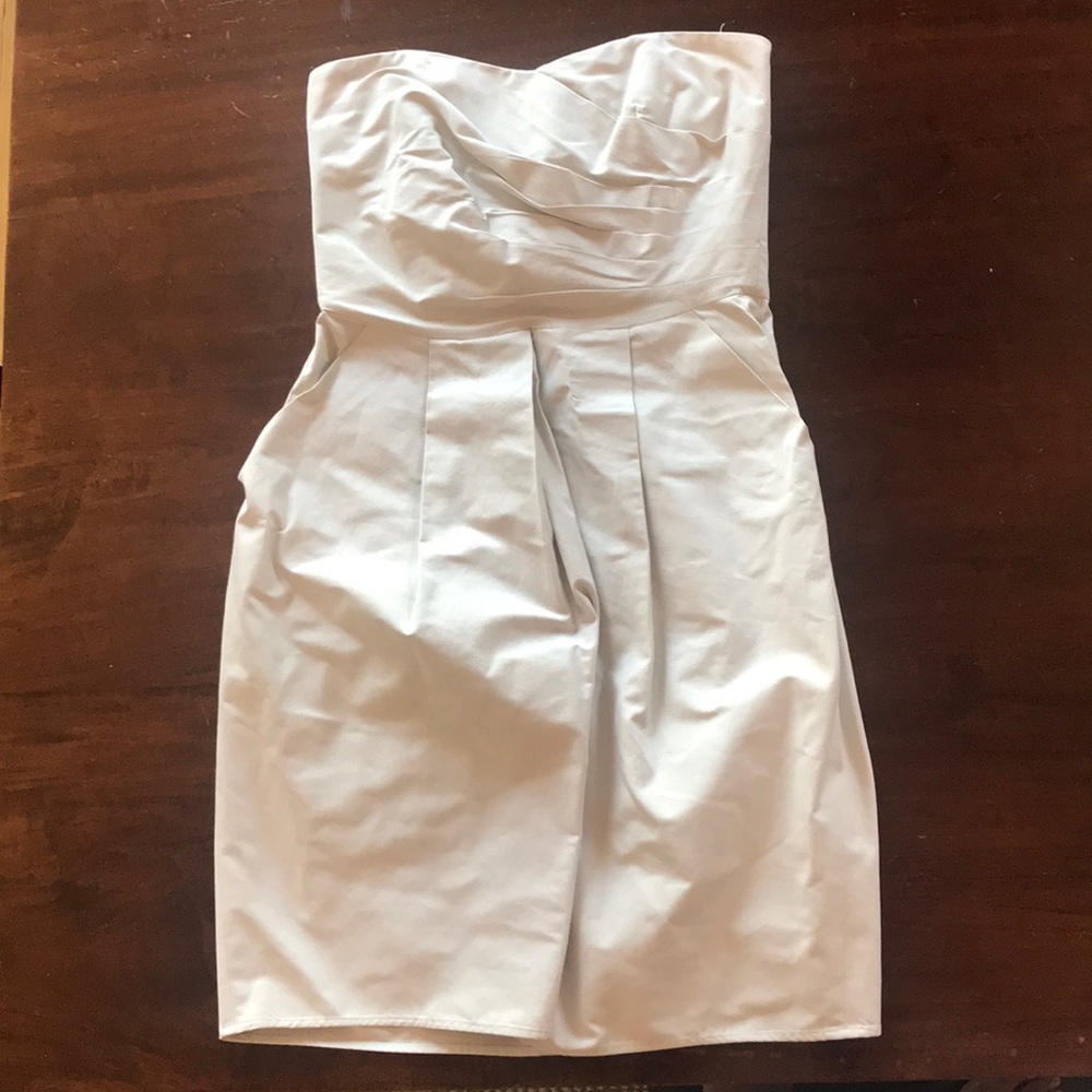 Hache Sweetheart Neck Strapless Dress